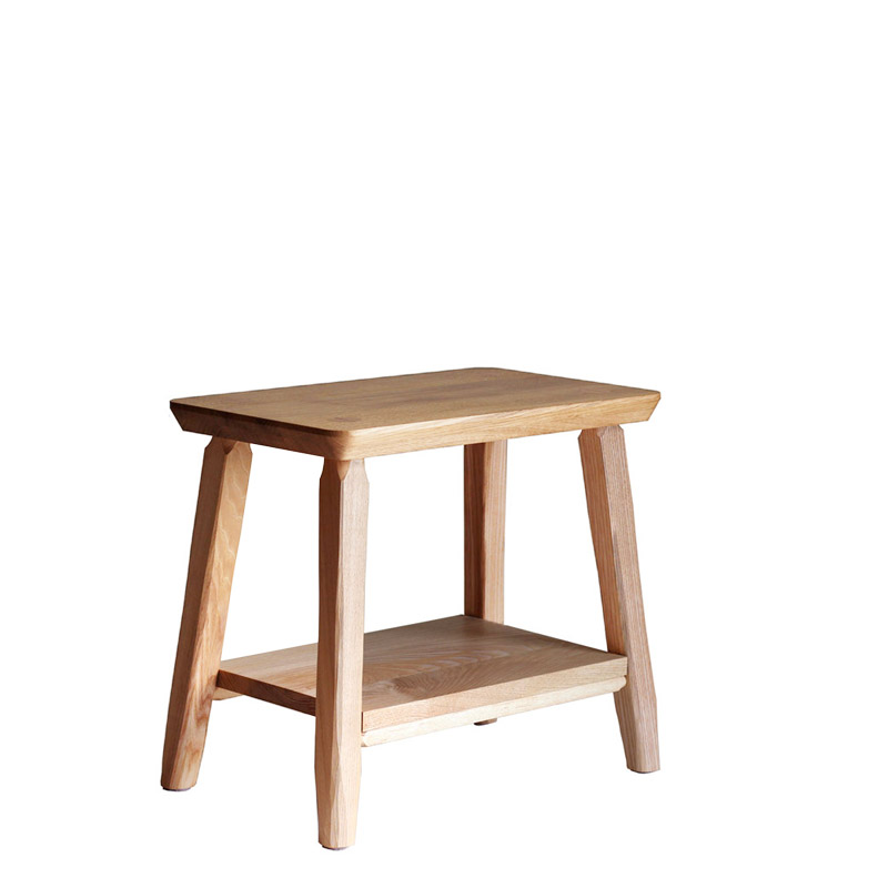 Handmade solid wood stool from Ireland